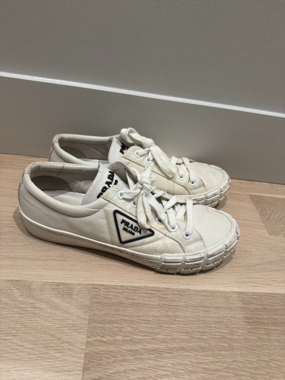 Prada Men's White Sneakers